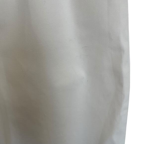 Lord & Taylor | Ivory Off White Ankle Zipper Tapered Dress Pants FLAWS Size 12 - Picture 6 of 10